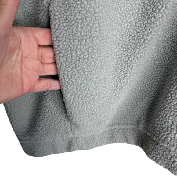 Columbia Lodge Sherpa Jacket Gray, White, & Beige Color-block Fleece Size XXL - Picture 5 of 12